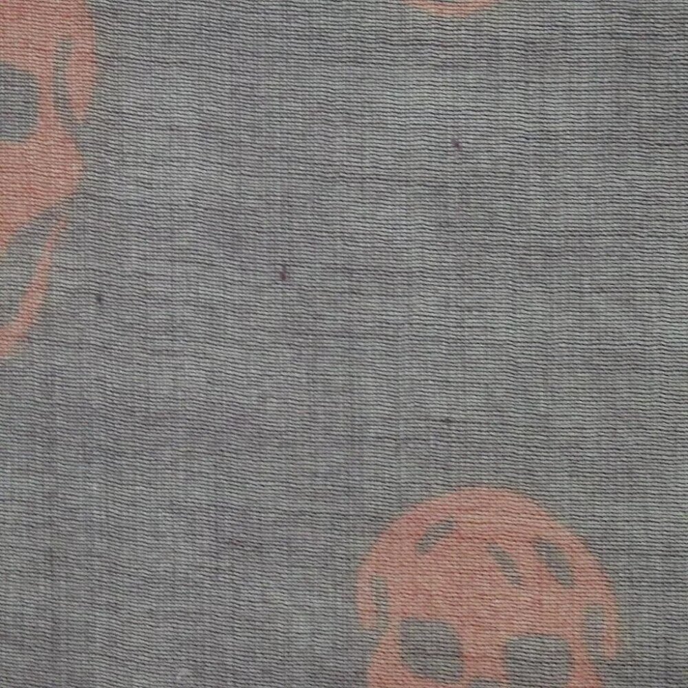 Authentic Alexander Mcqueen Skull Pattern Scarf S… - image 7